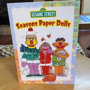 Sesame Street Colorful Seasons Paper Dolls
